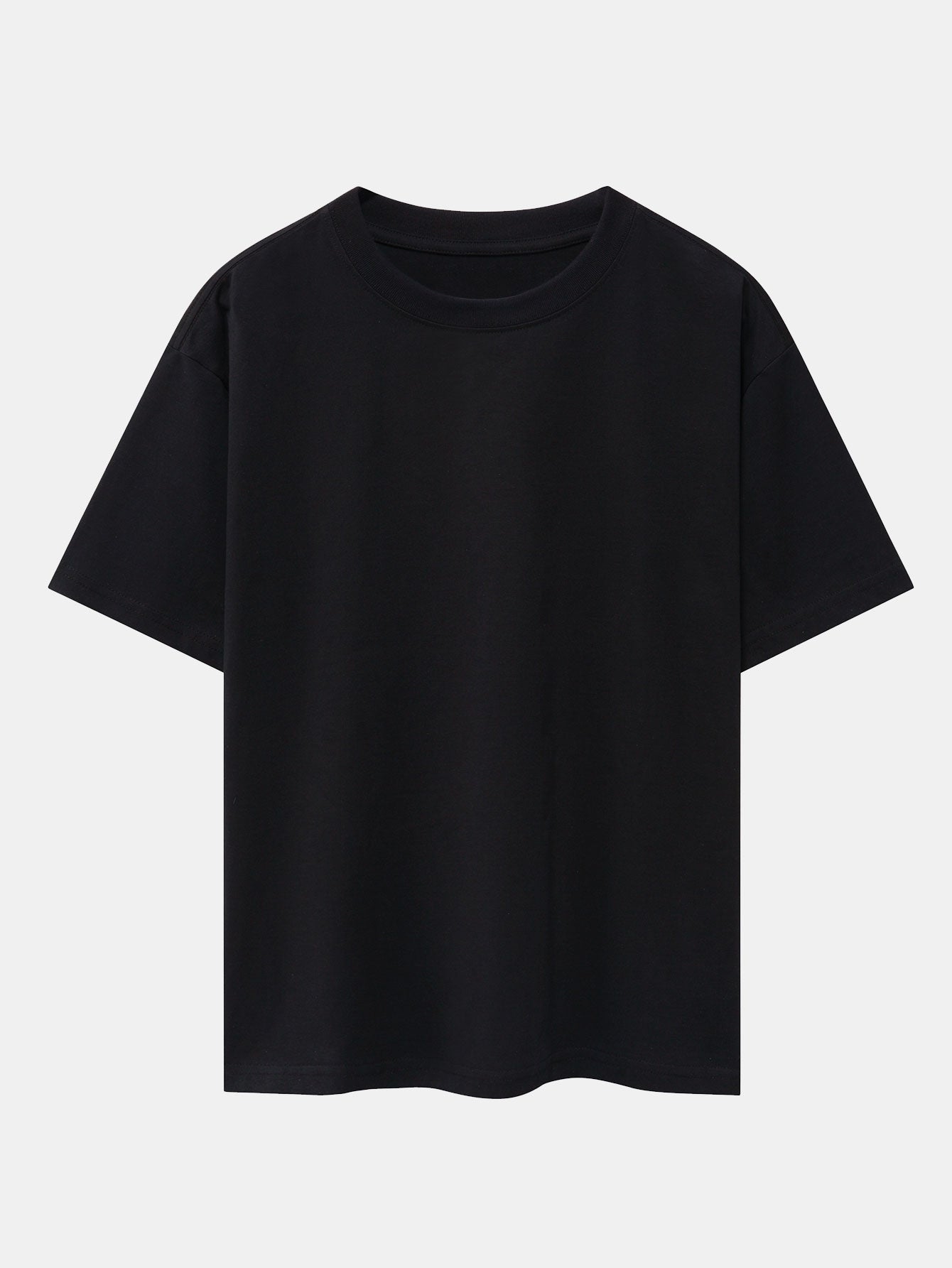 Los Angeles Illustration Bear Print Drop Shoulder Oversize T-Shirt & Patch Pocket Drawstring Shorts
