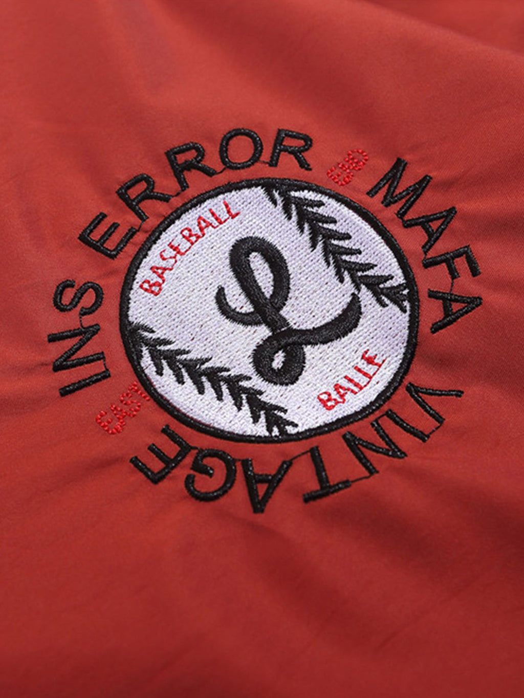 V-Neck Baseball Sweatshirt