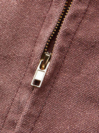 Boxy Faux Fur Collar Hooded Jacket