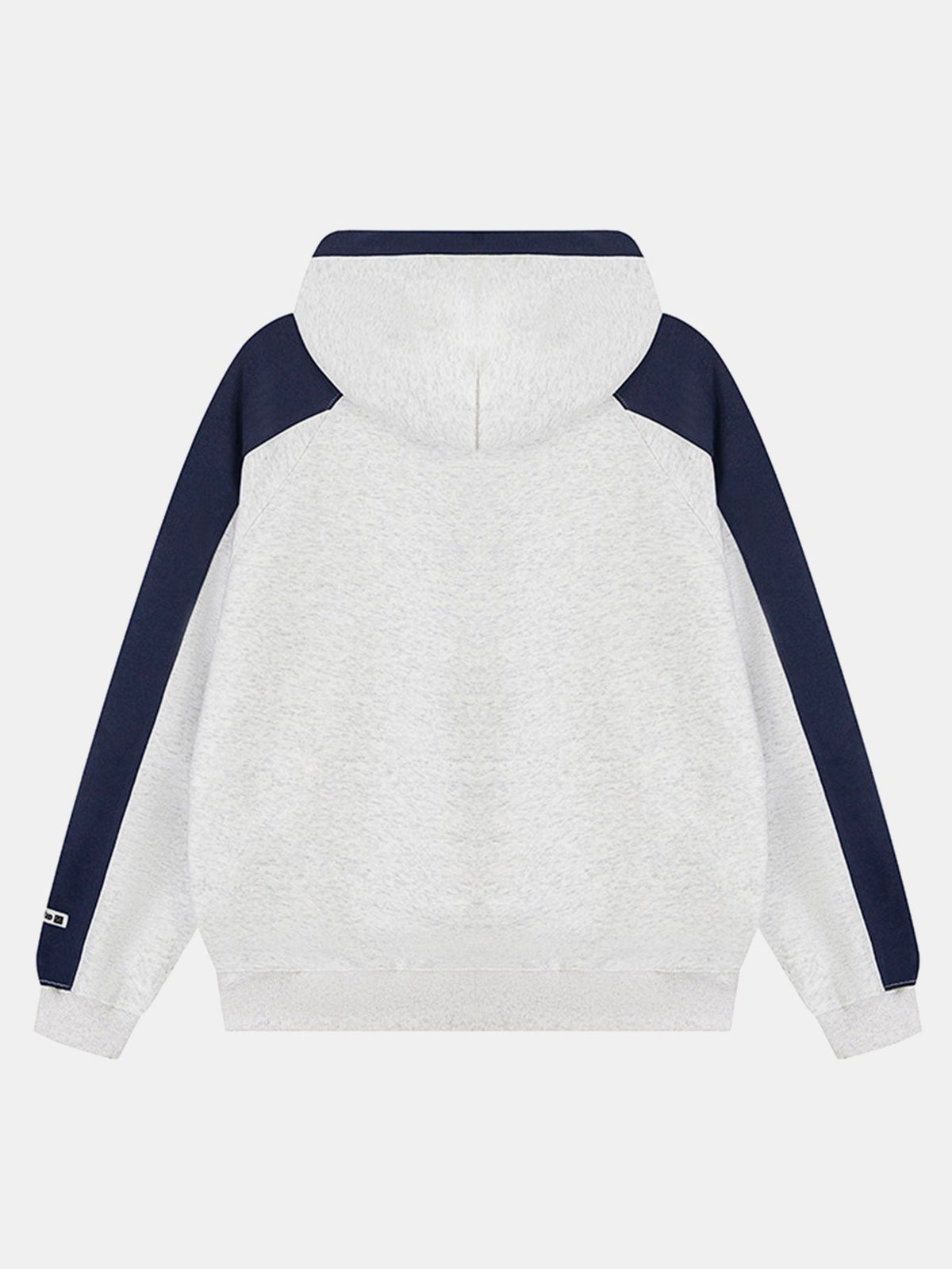Contrast Slogan Print Hoodie