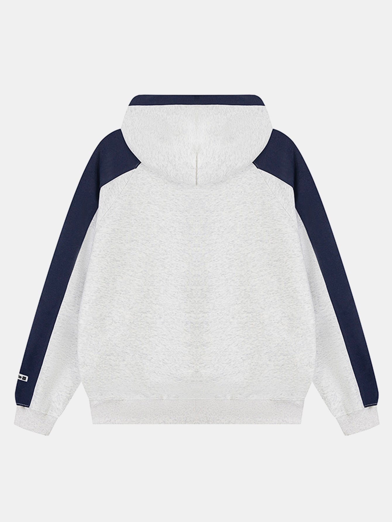 Contrast Slogan Print Hoodie