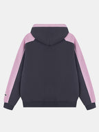 Contrast Slogan Print Hoodie