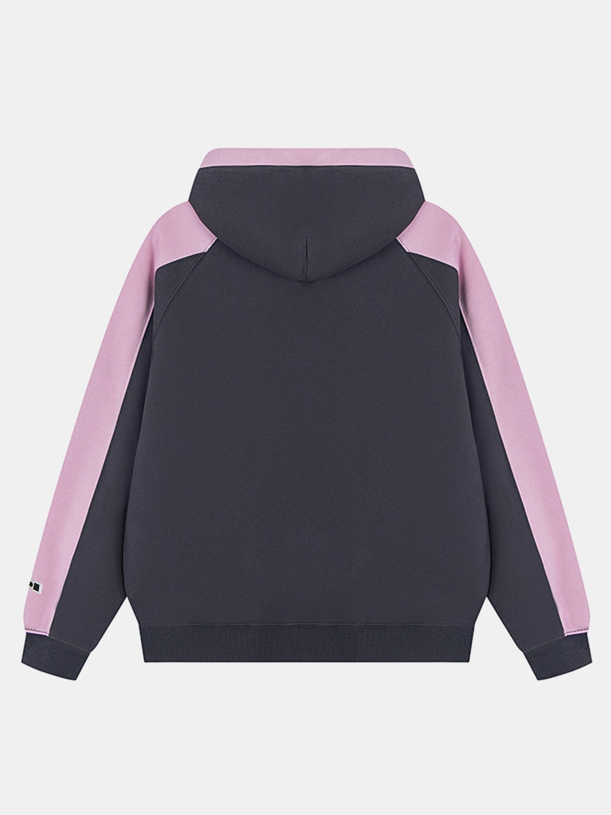 Contrast Slogan Print Hoodie
