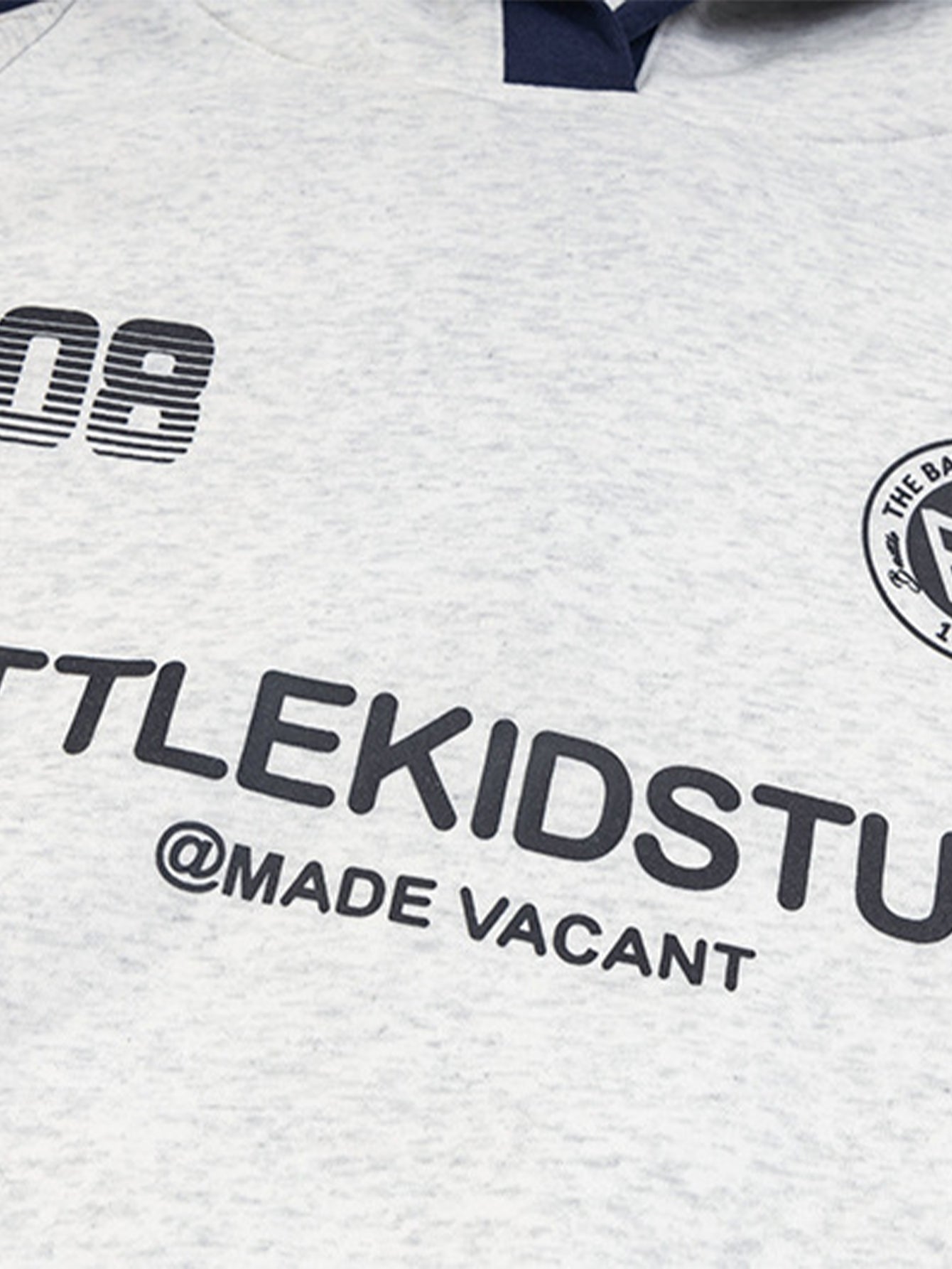 Contrast Slogan Print Hoodie