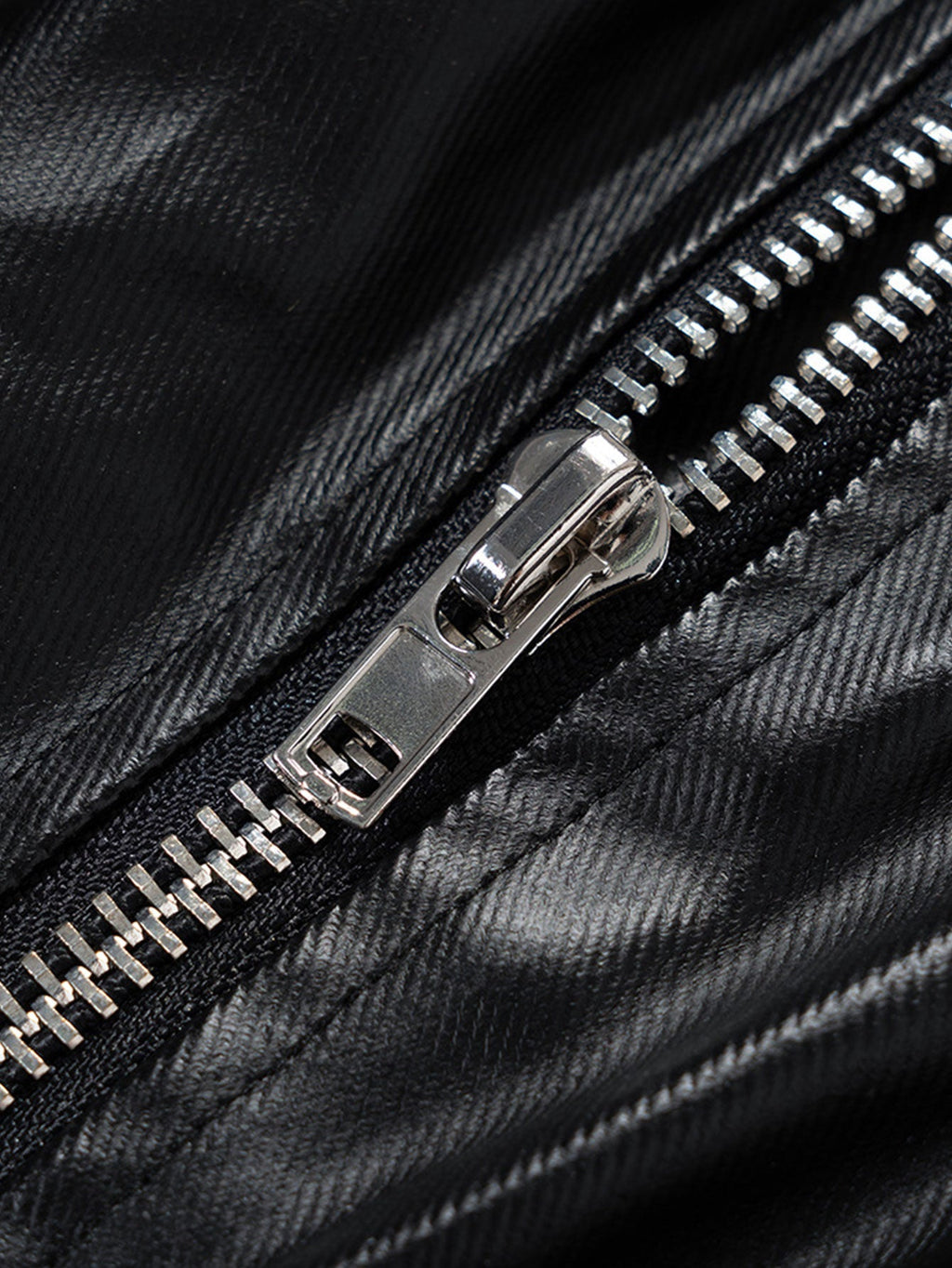 PU Leather Cargo Wide-Leg Pants