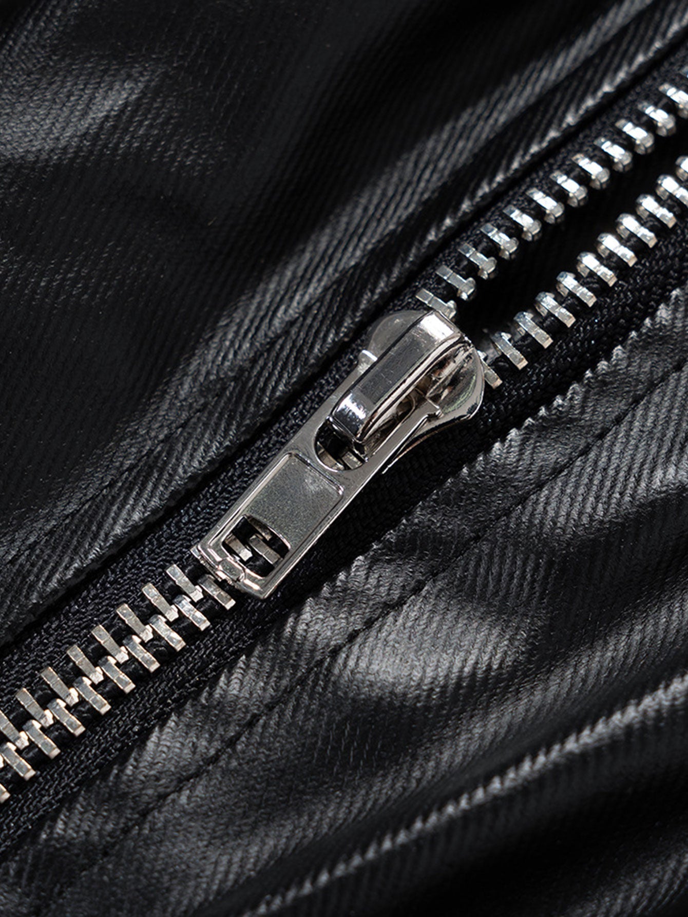 PU Leather Cargo Wide-Leg Pants