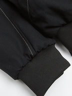 Boxy Faux Fur Collar Hooded Jacket