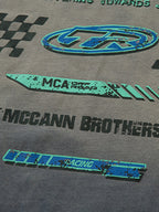 Racing Print Distressed 2-In-1 T-Shirt
