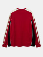 Oversized Contrast Racing Print T-Shirt