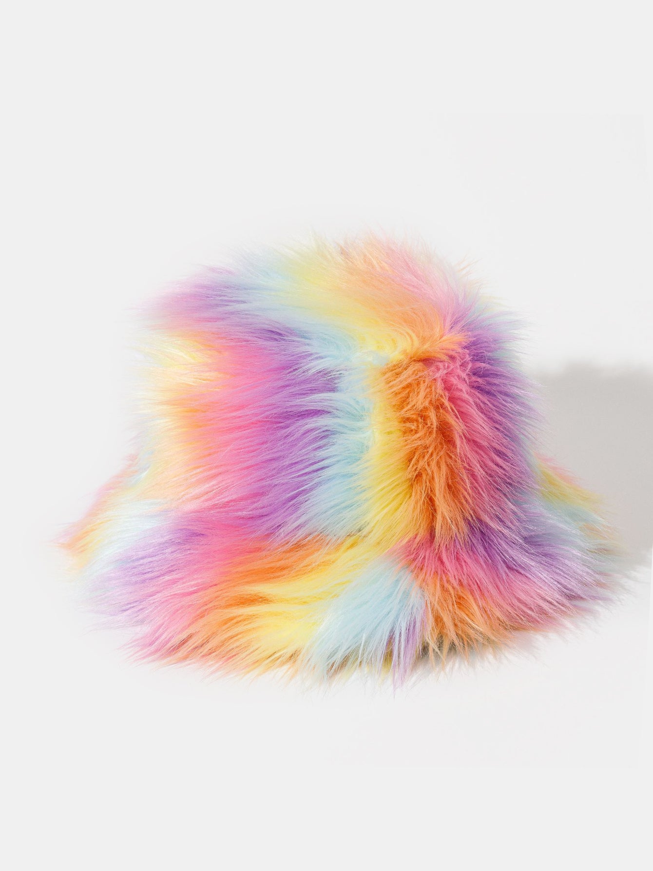 Fluffy Long-Pile Faux Fur Bucket Hat – Perfect For Music Festivals