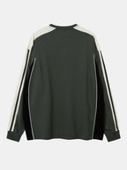 Oversized Contrast Racing Print T-Shirt