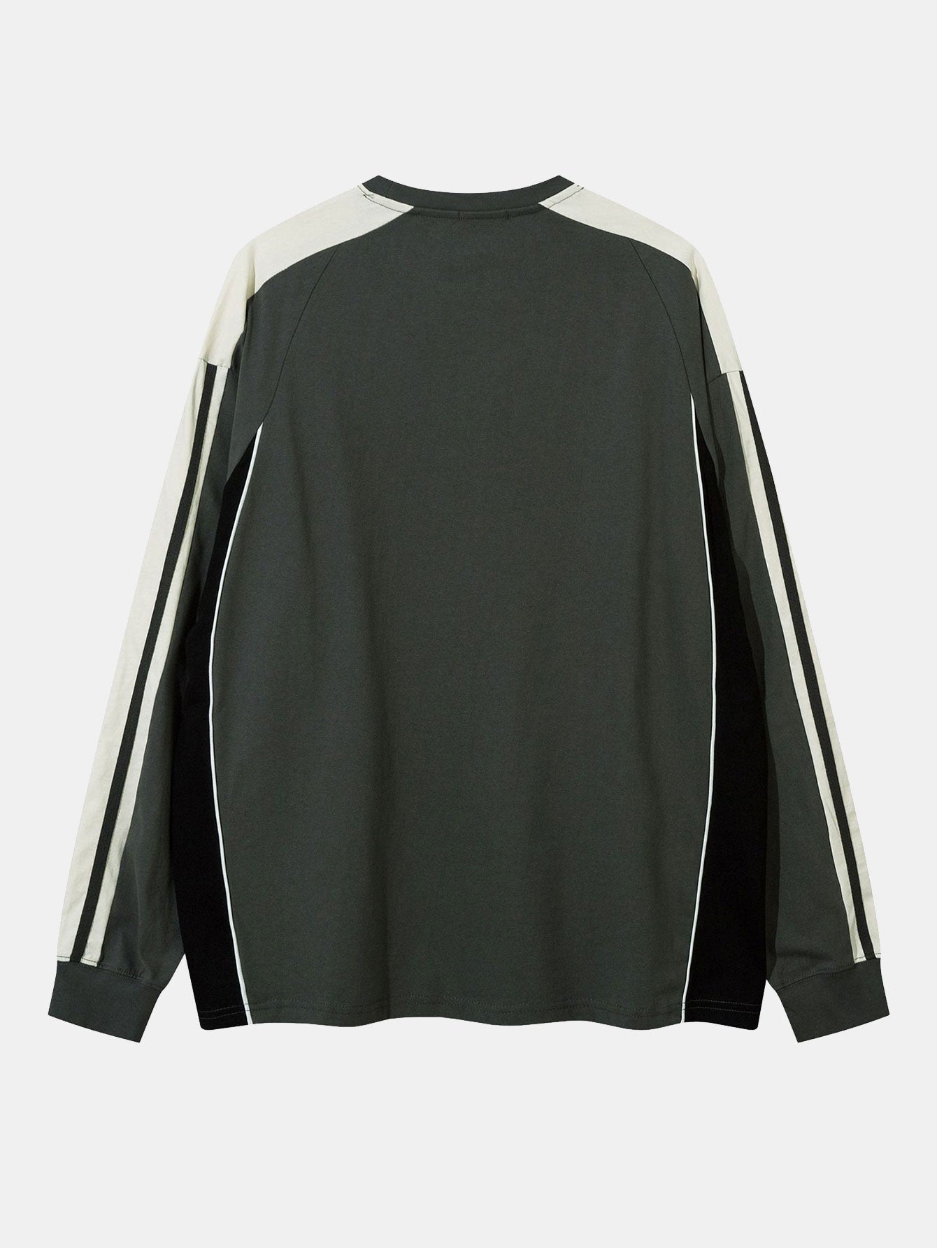 Oversized Contrast Racing Print T-Shirt