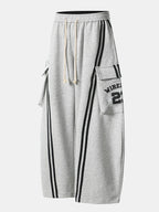 Striped Baggy Sweatpants