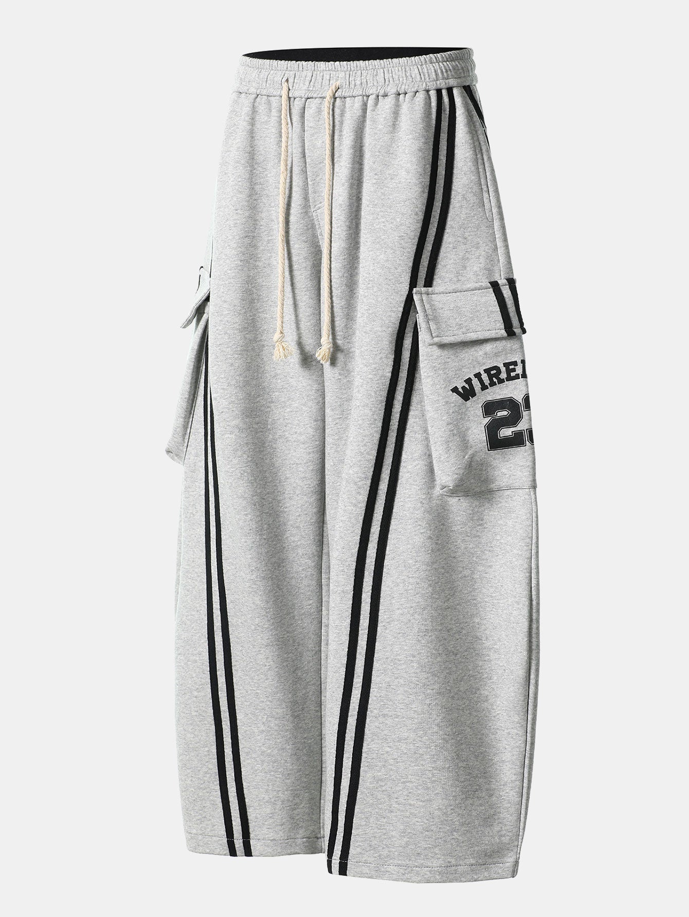 Striped Baggy Sweatpants