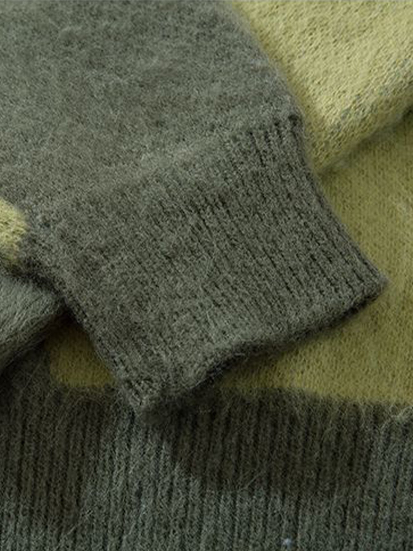 Cat Print Knit Sweater