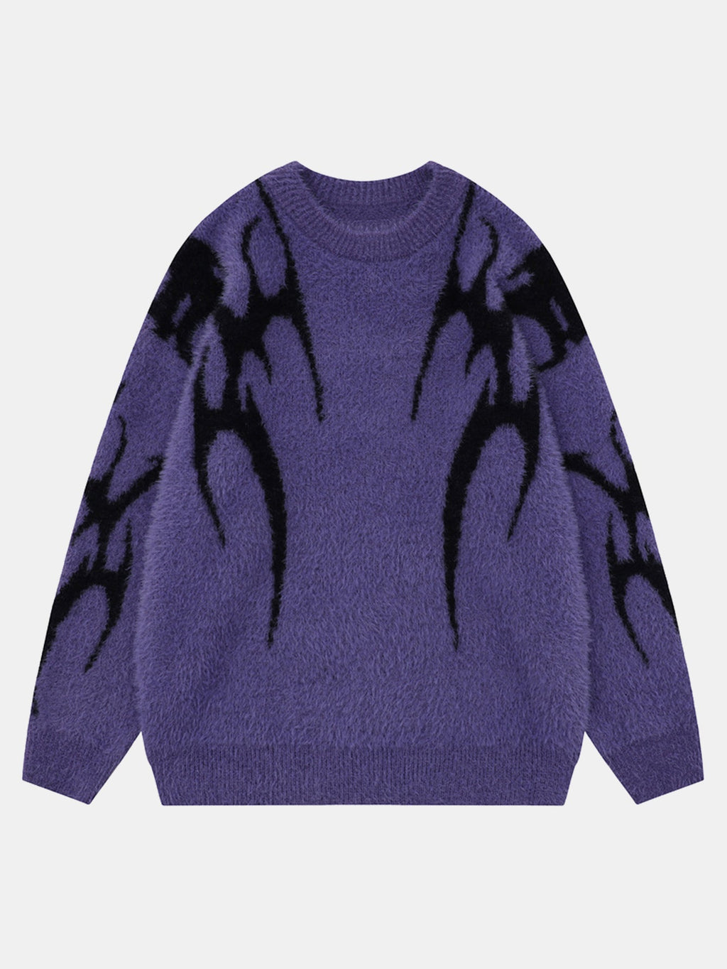 Gothic Printed Knit Sweater