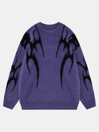 Gothic Printed Knit Sweater