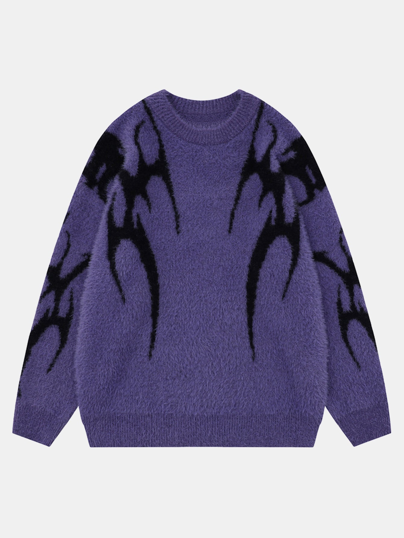 Gothic Printed Knit Sweater