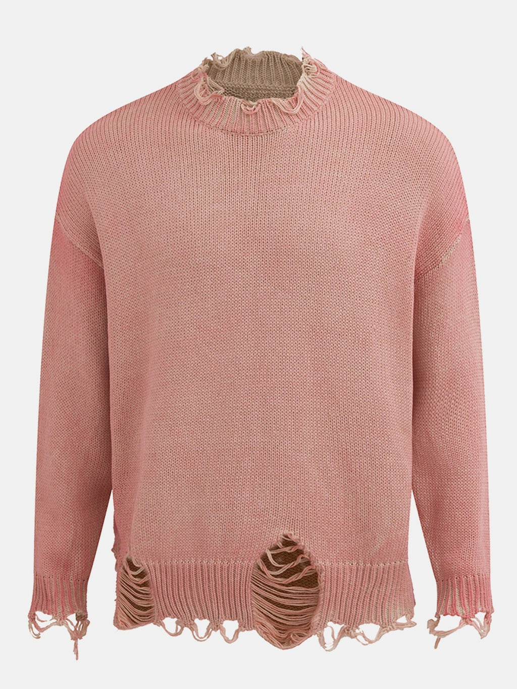 Distressed Knit Sweater