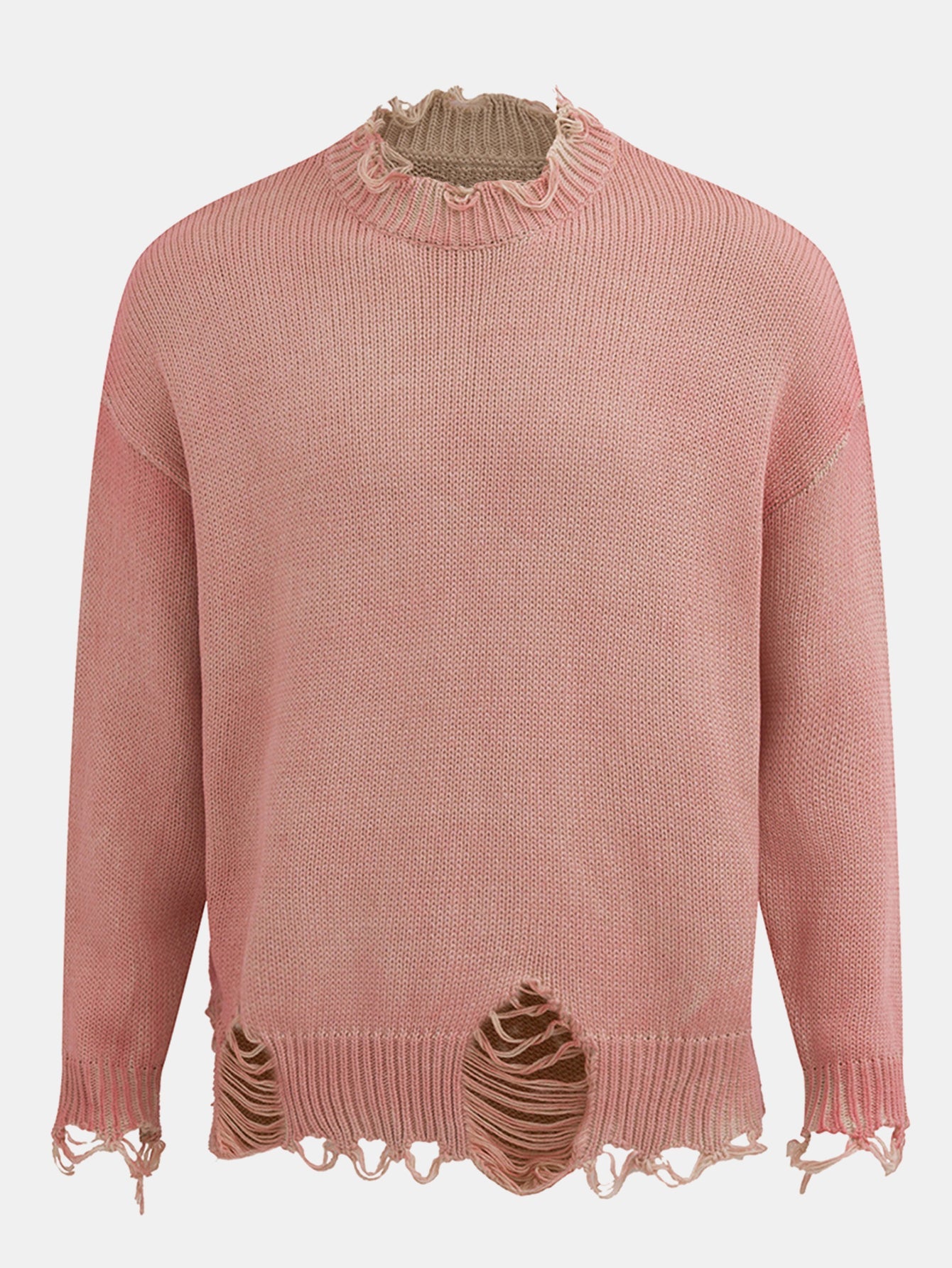 Distressed Knit Sweater