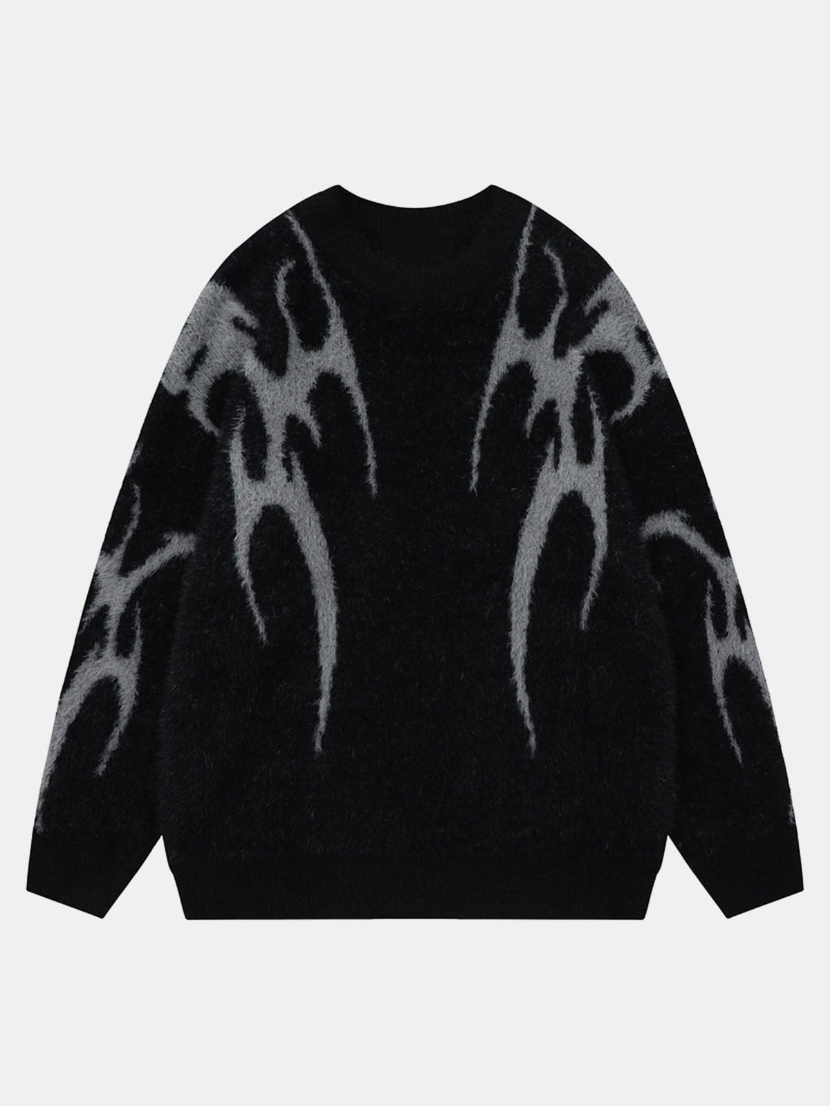 Gothic Printed Knit Sweater