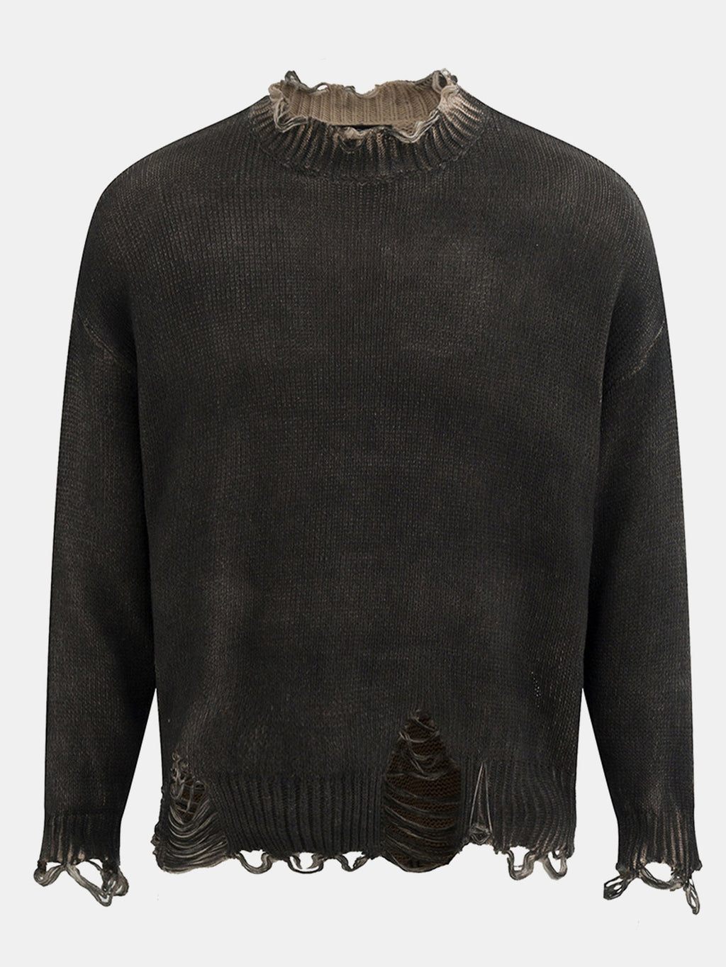 Distressed Knit Sweater