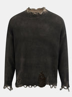 Distressed Knit Sweater