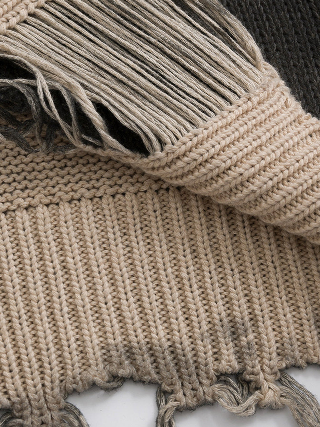 Distressed Knit Sweater