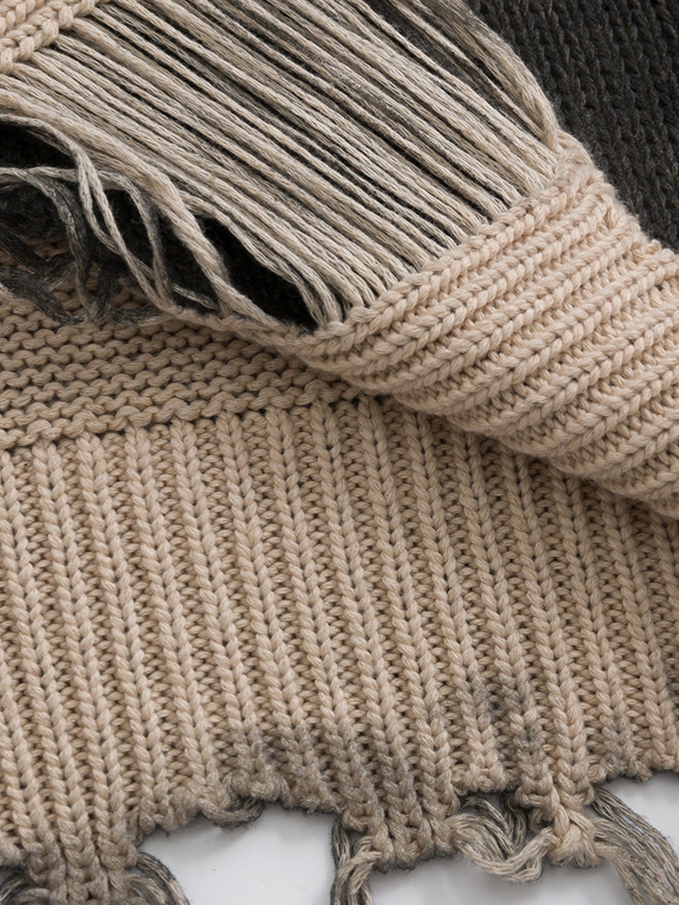 Distressed Knit Sweater