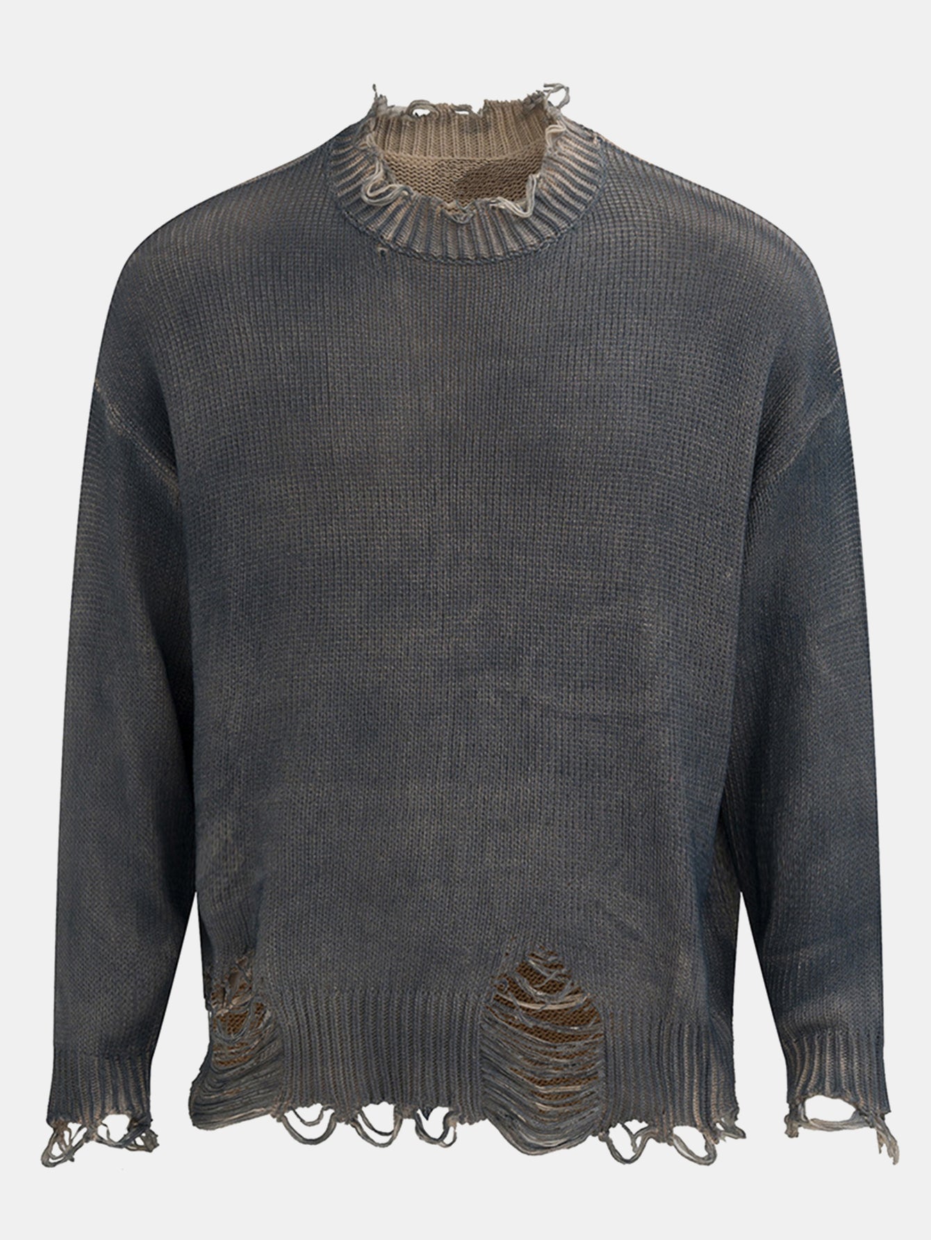 Distressed Knit Sweater