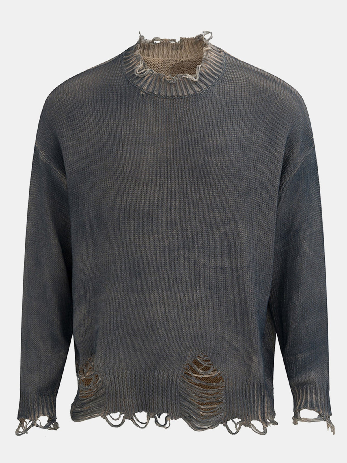 Distressed Knit Sweater
