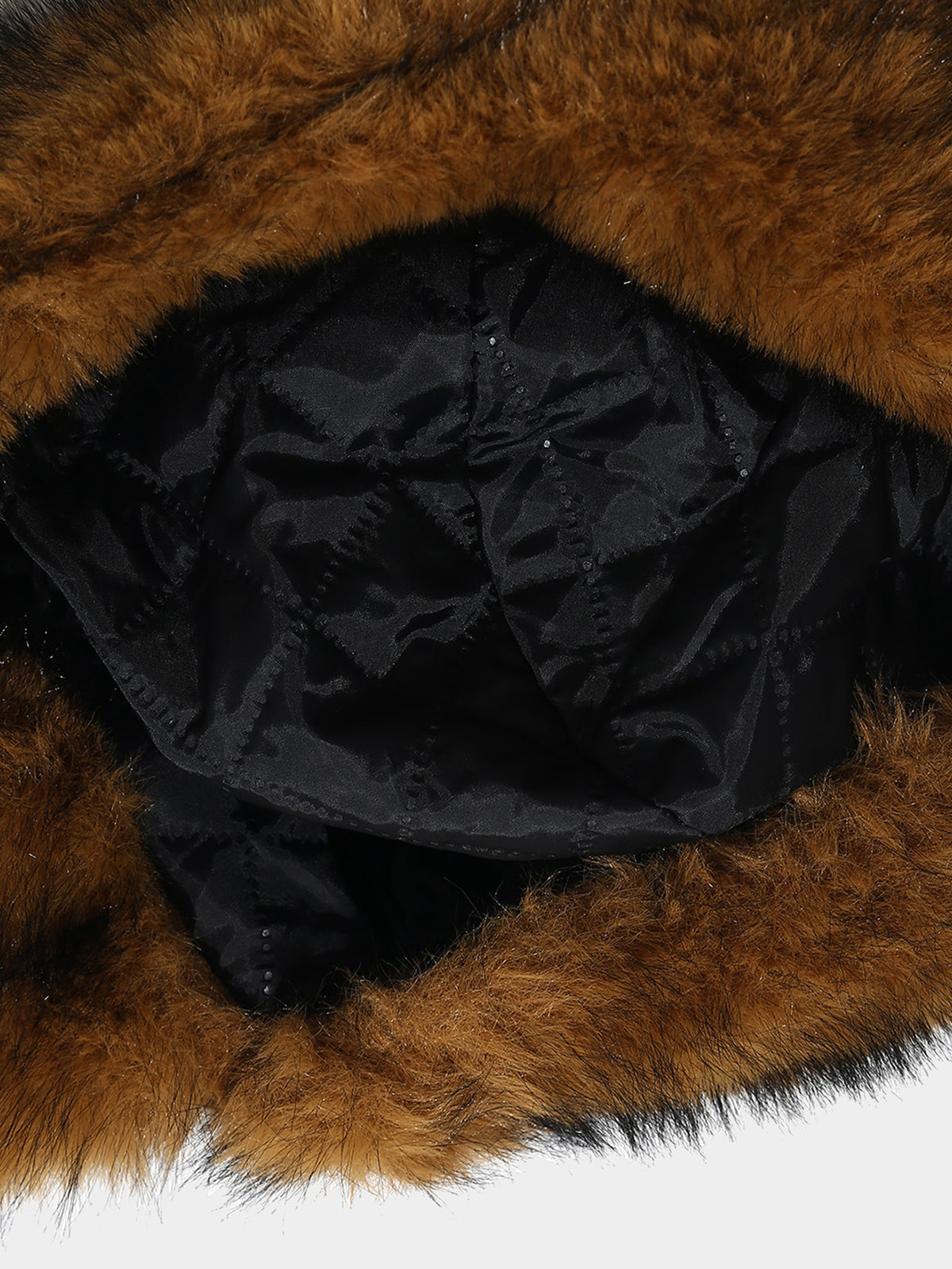Fluffy Faux Fur Buffalo Horn Trapper Hat With Ear Flaps