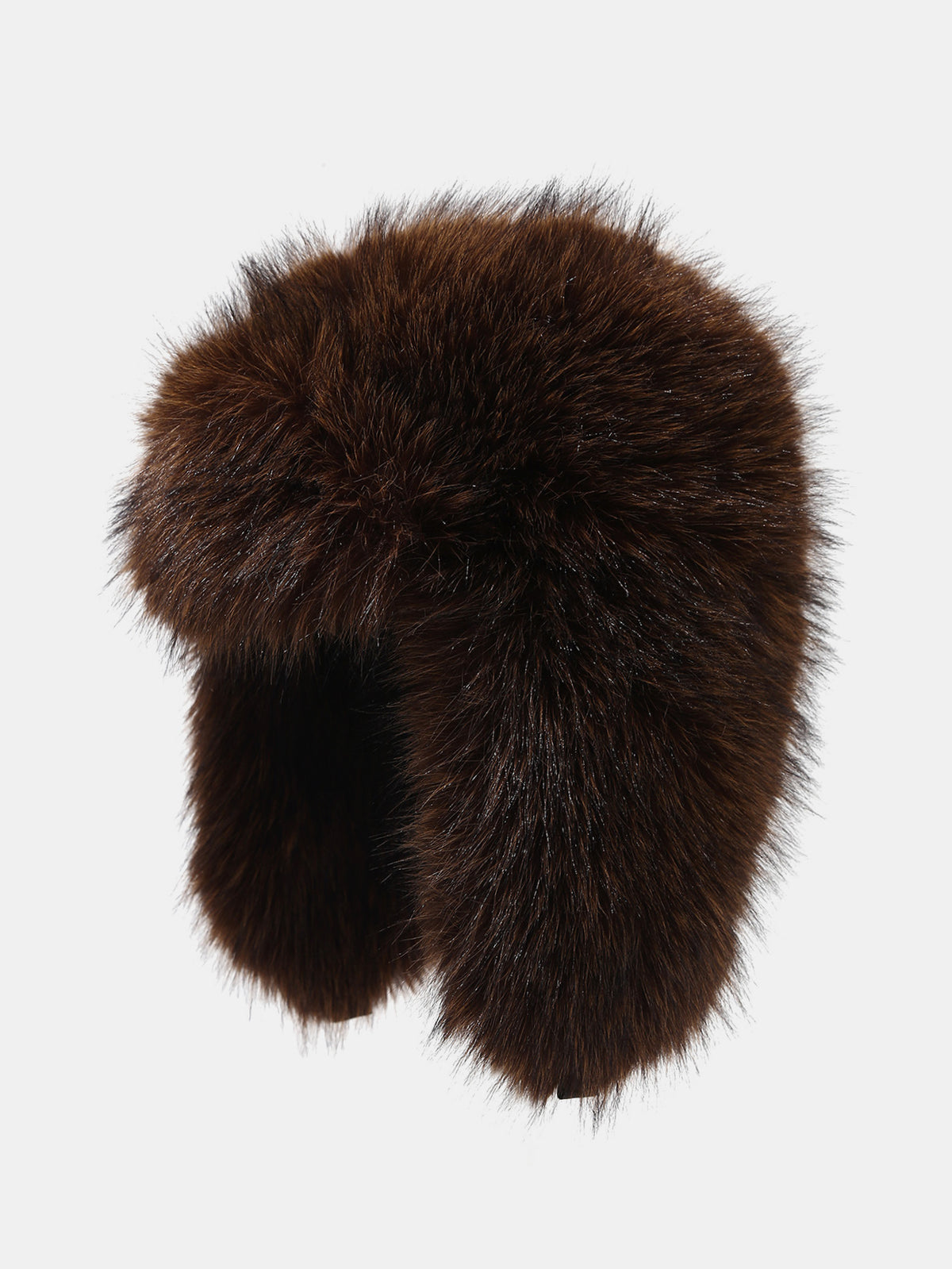 Thick Plush Faux Fur Trapper Hat Aviator Hat