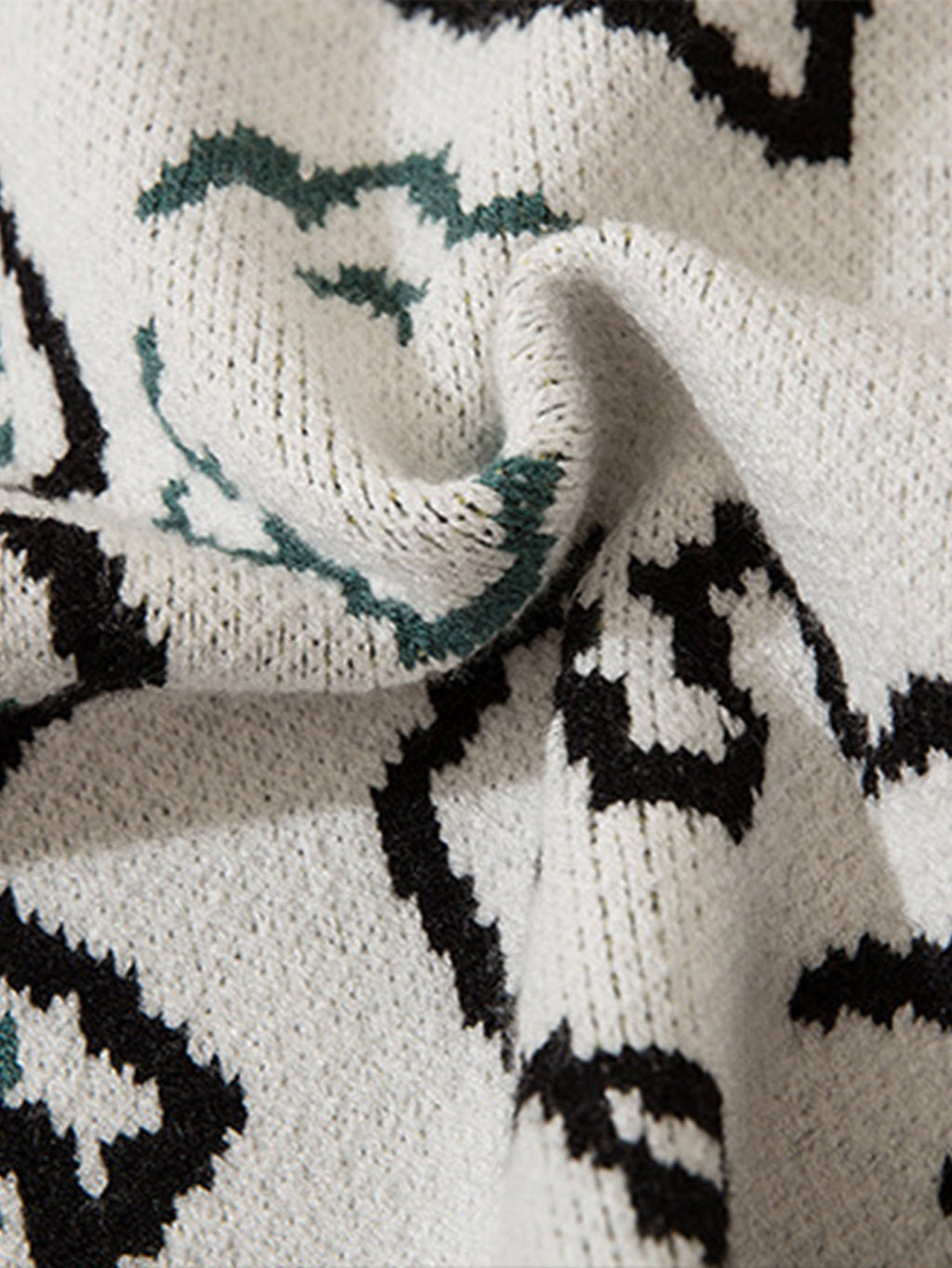 Dinosaur Print Knit Sweater Vest