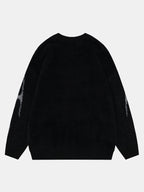 Gothic Printed Knit Sweater