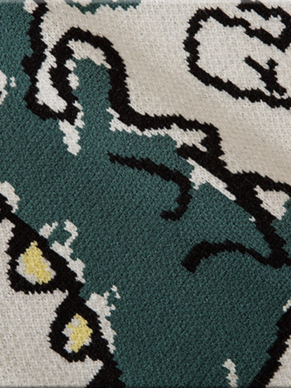 Dinosaur Print Knit Sweater Vest