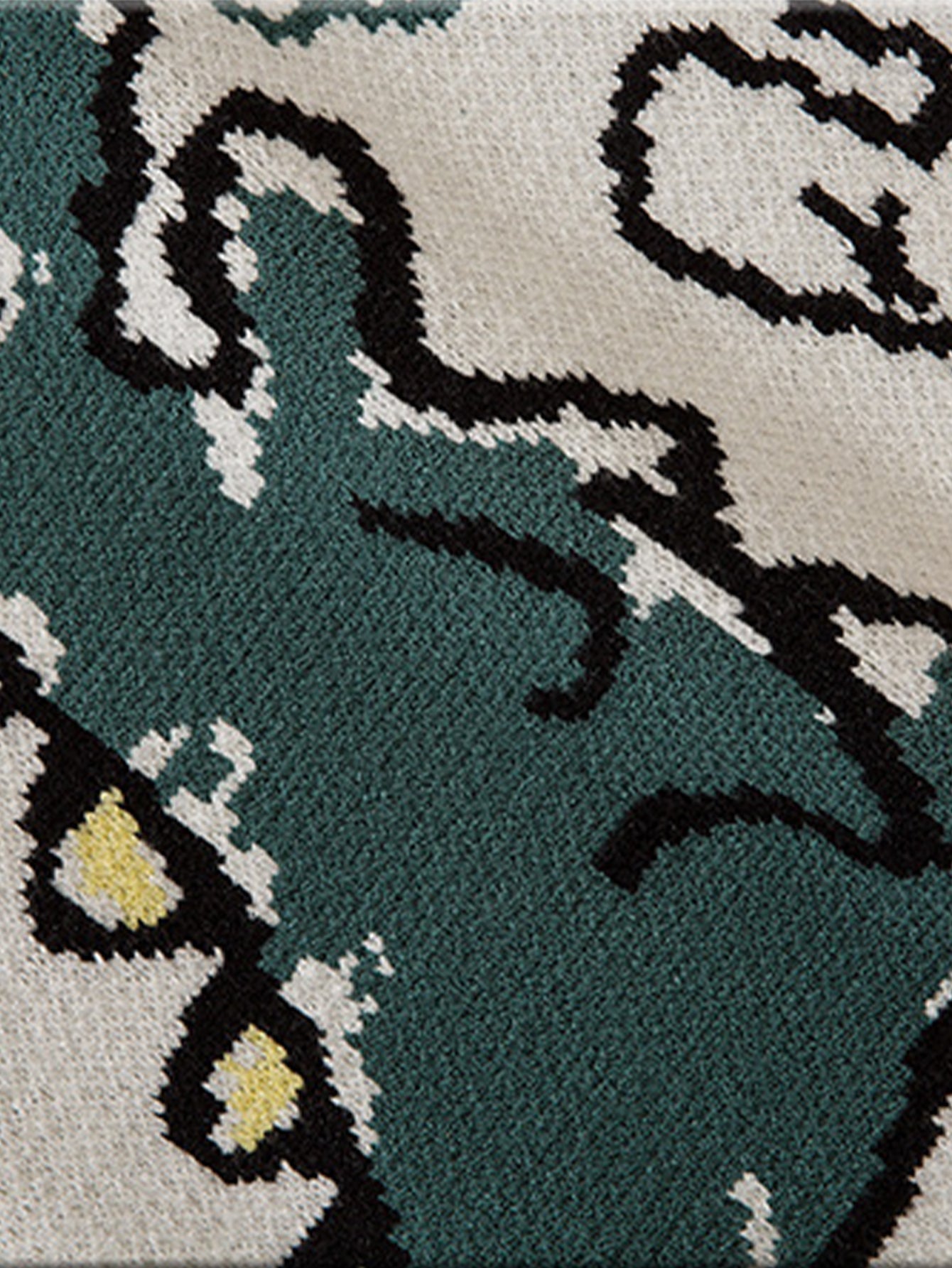 Dinosaur Print Knit Sweater Vest