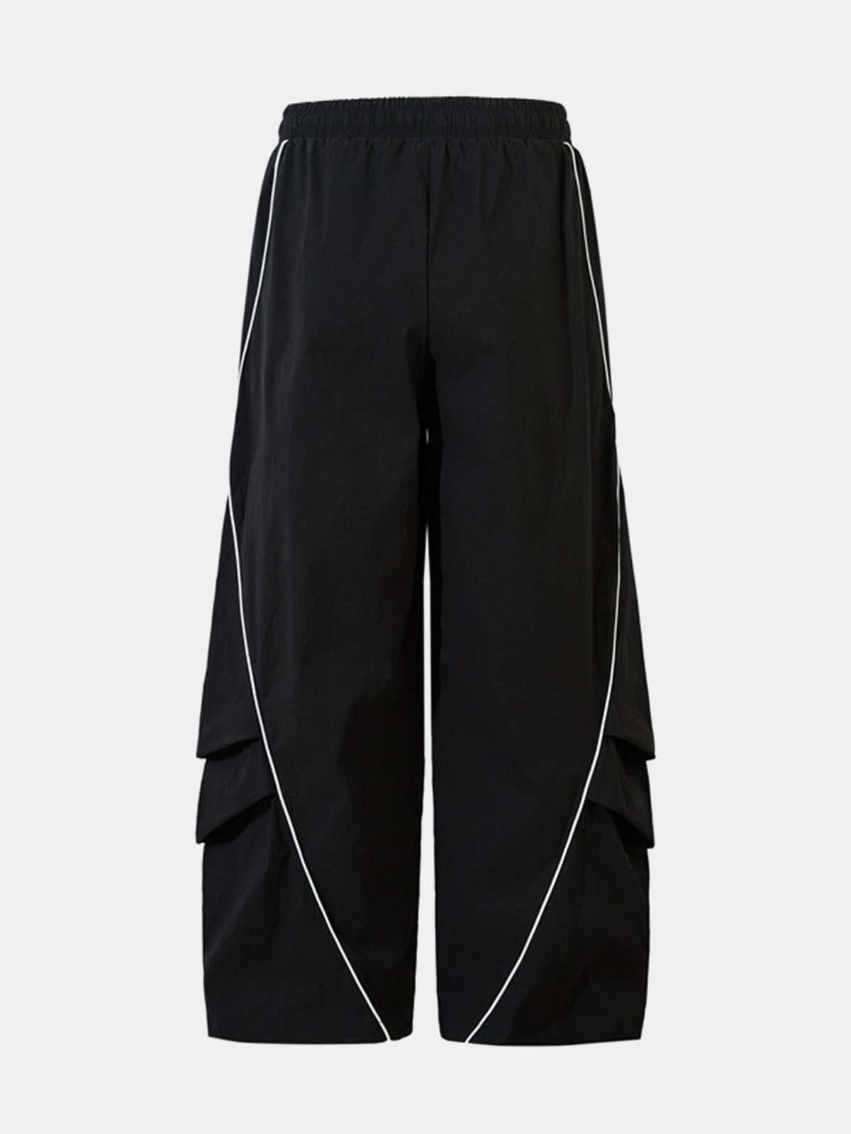 Stripe Wide-Leg Baggy Pants
