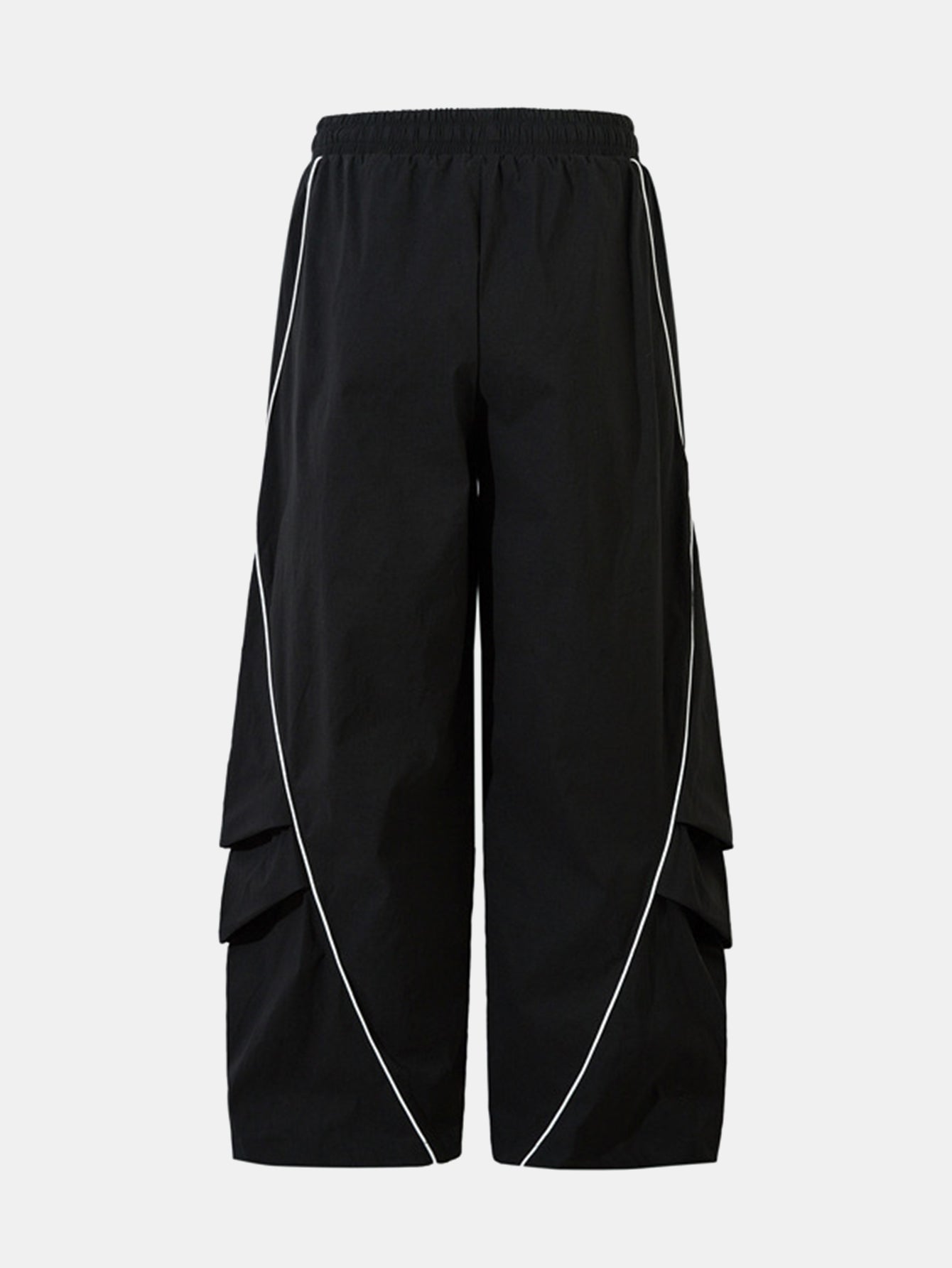 Stripe Wide-Leg Baggy Pants