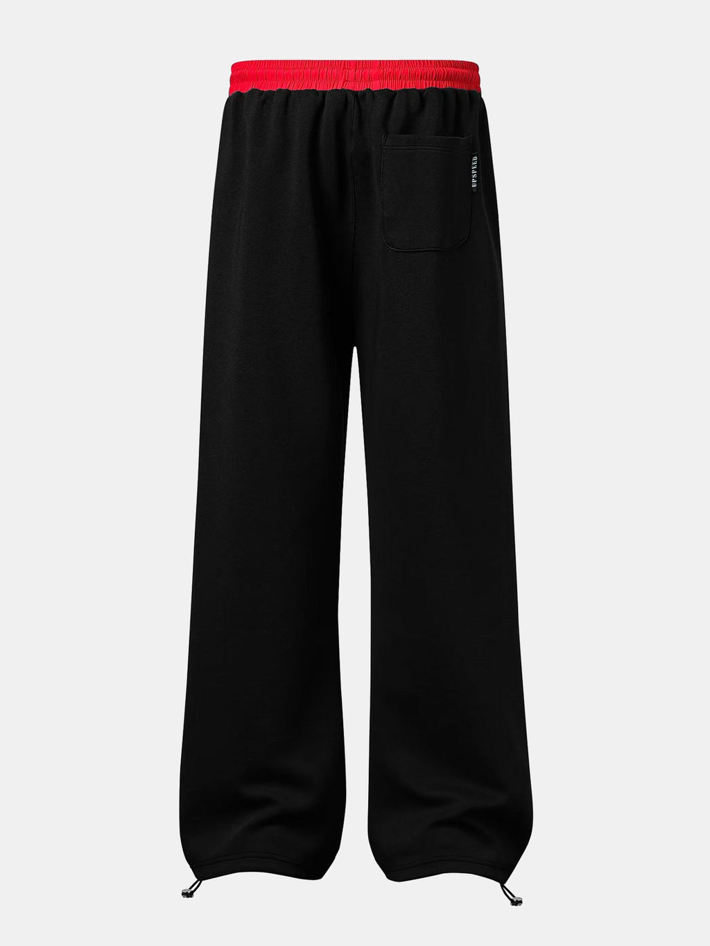 Slogan Print Straight Leg Baggy Sweatpants