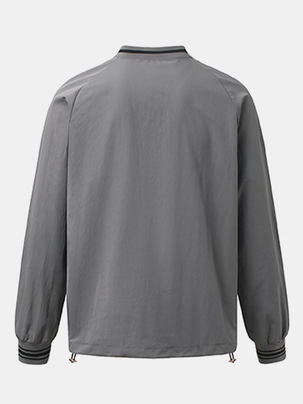 Long Sleeved Number Print V Neck Sweatshirt