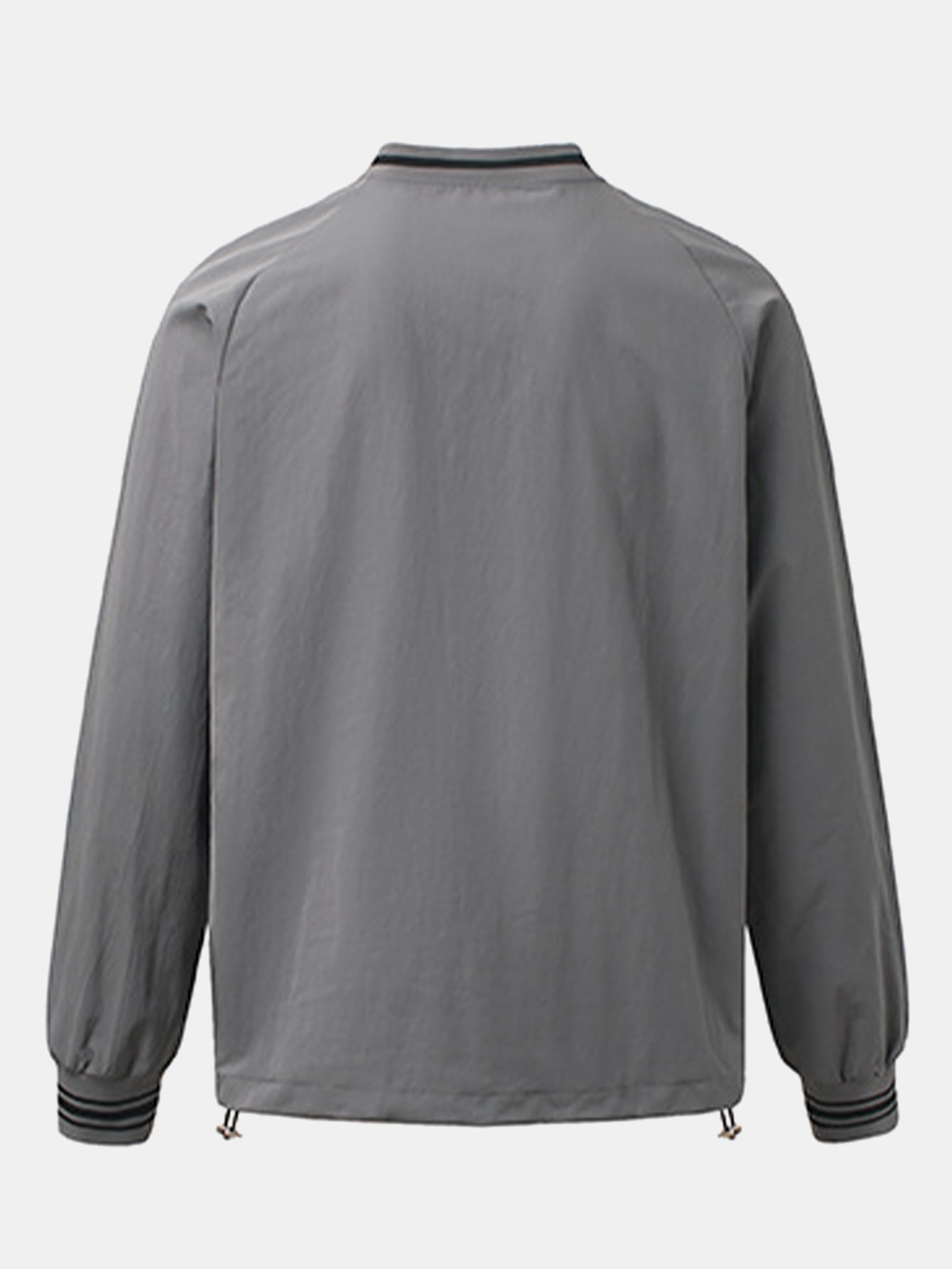 Long Sleeved Number Print V Neck Sweatshirt