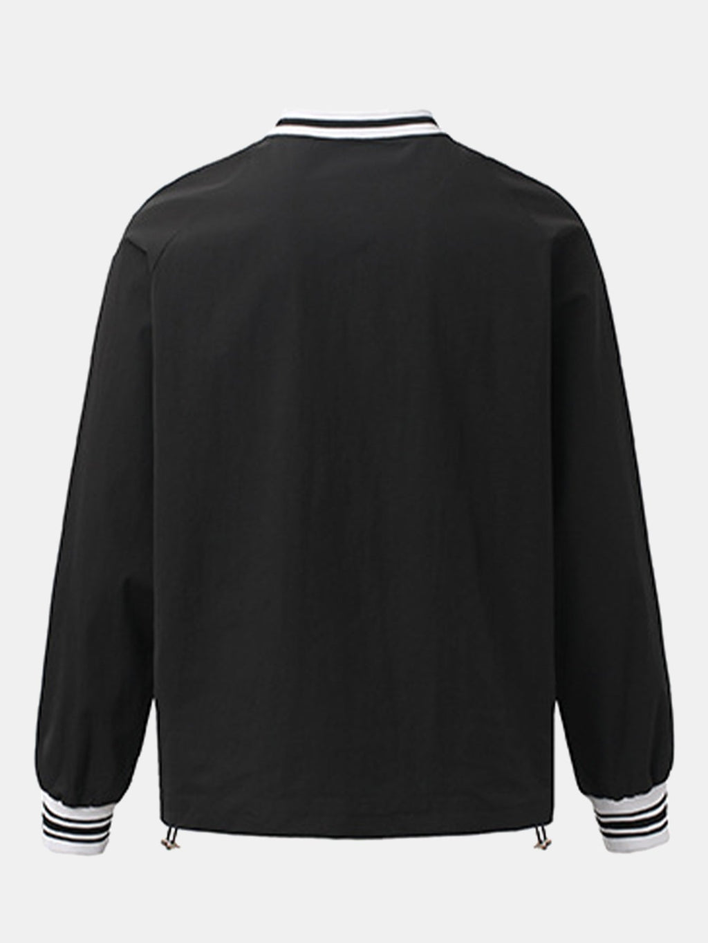 Long Sleeved Number Print V Neck Sweatshirt