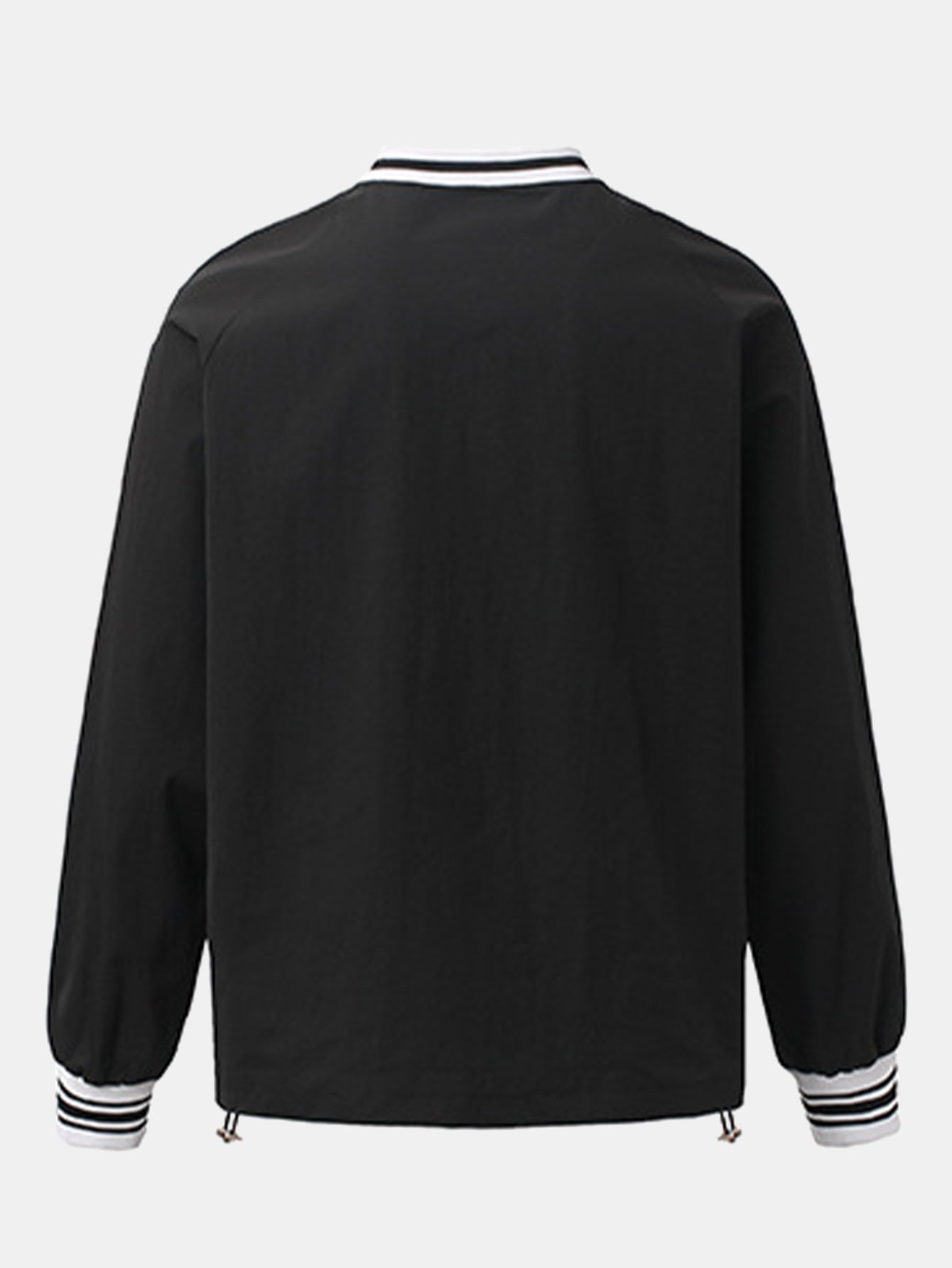 Long Sleeved Number Print V Neck Sweatshirt