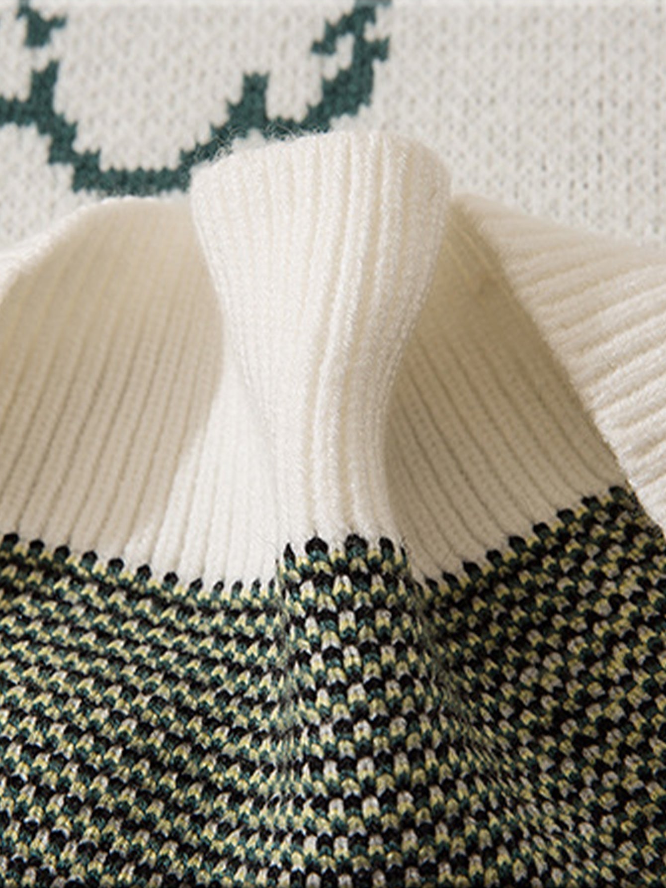 Dinosaur Print Knit Sweater Vest