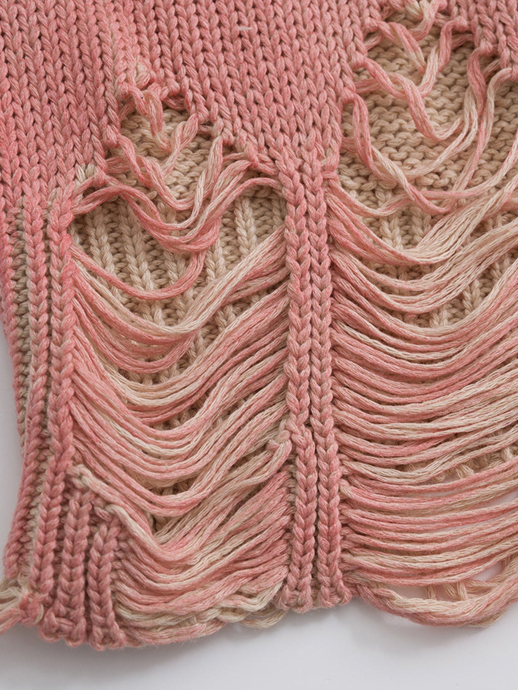 Distressed Knit Sweater