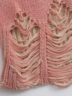 Distressed Knit Sweater