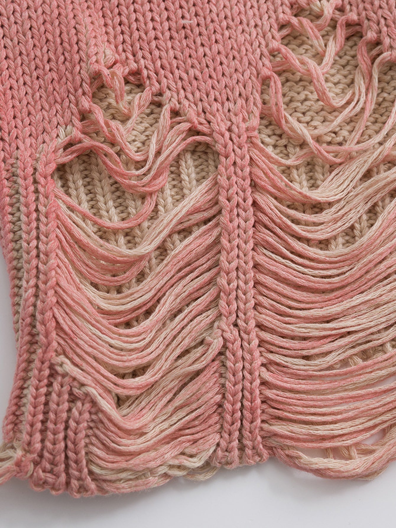 Distressed Knit Sweater