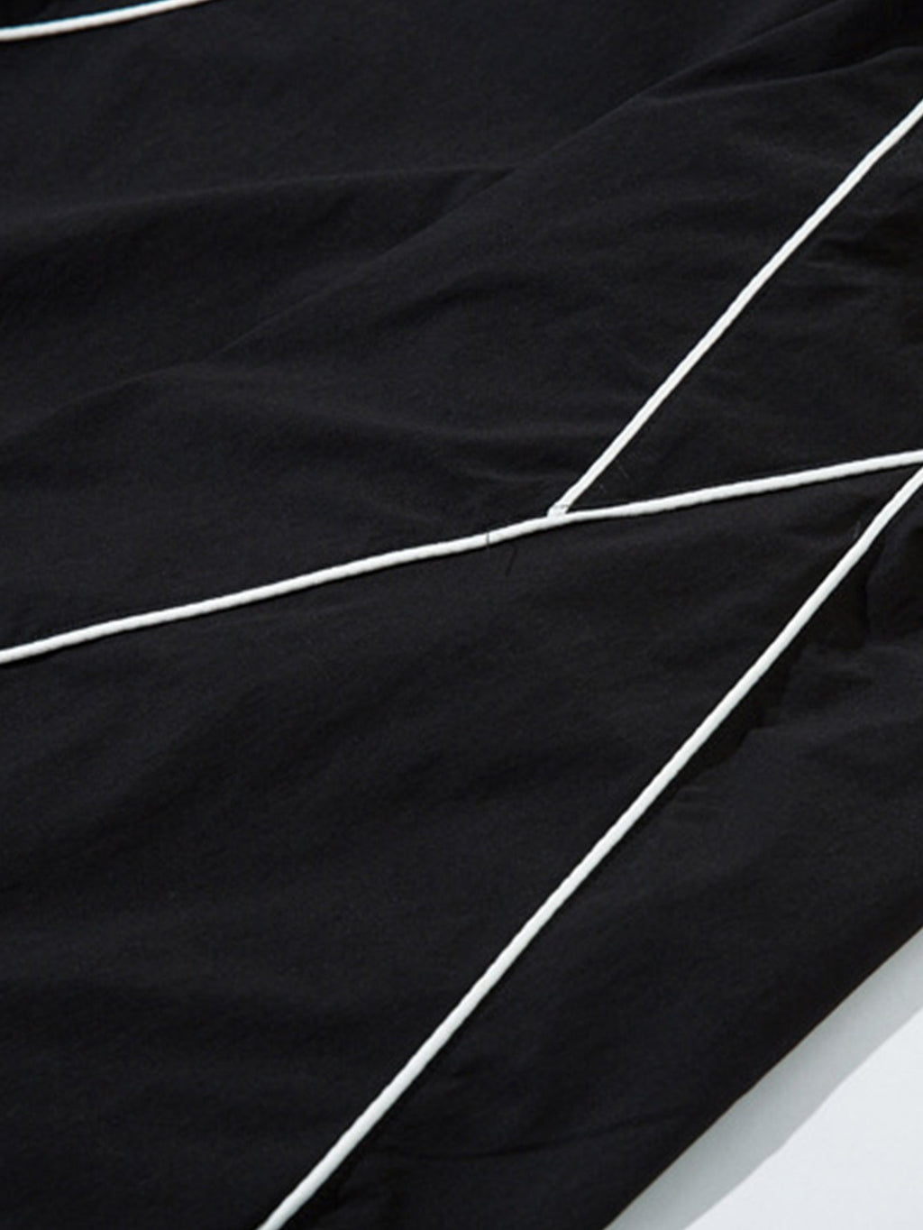 Stripe Wide-Leg Baggy Pants