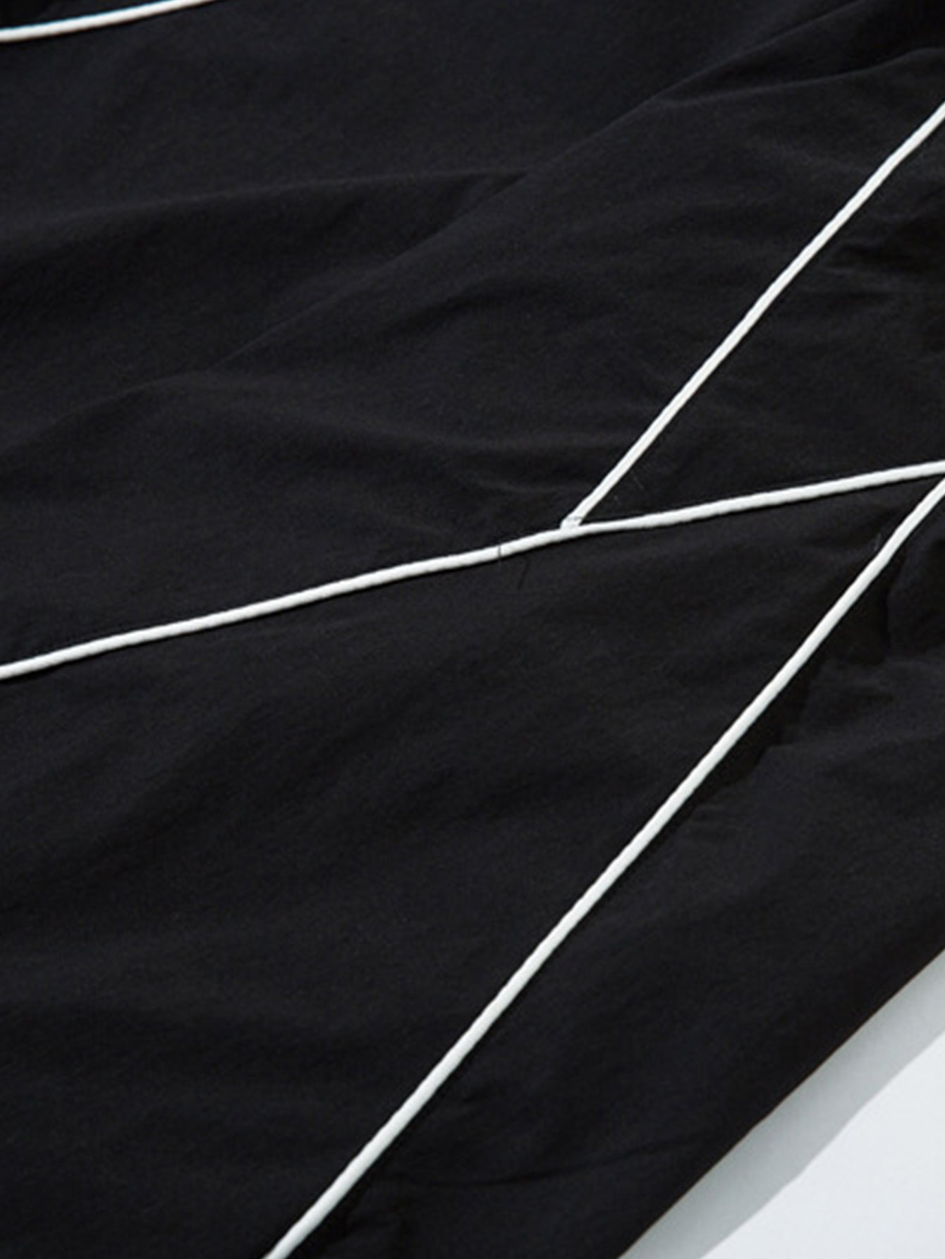 Stripe Wide-Leg Baggy Pants
